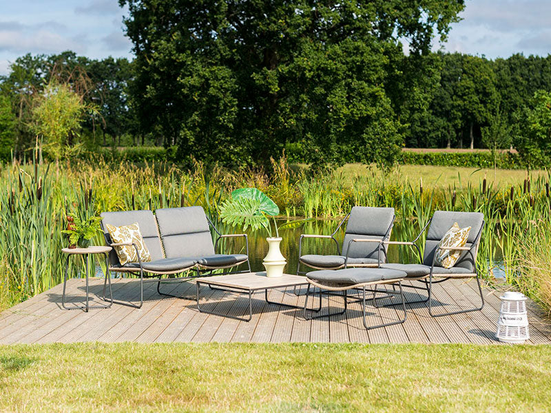 4 Seasons Outdoor Scandic Lounge Set With Axel Coffee Tables