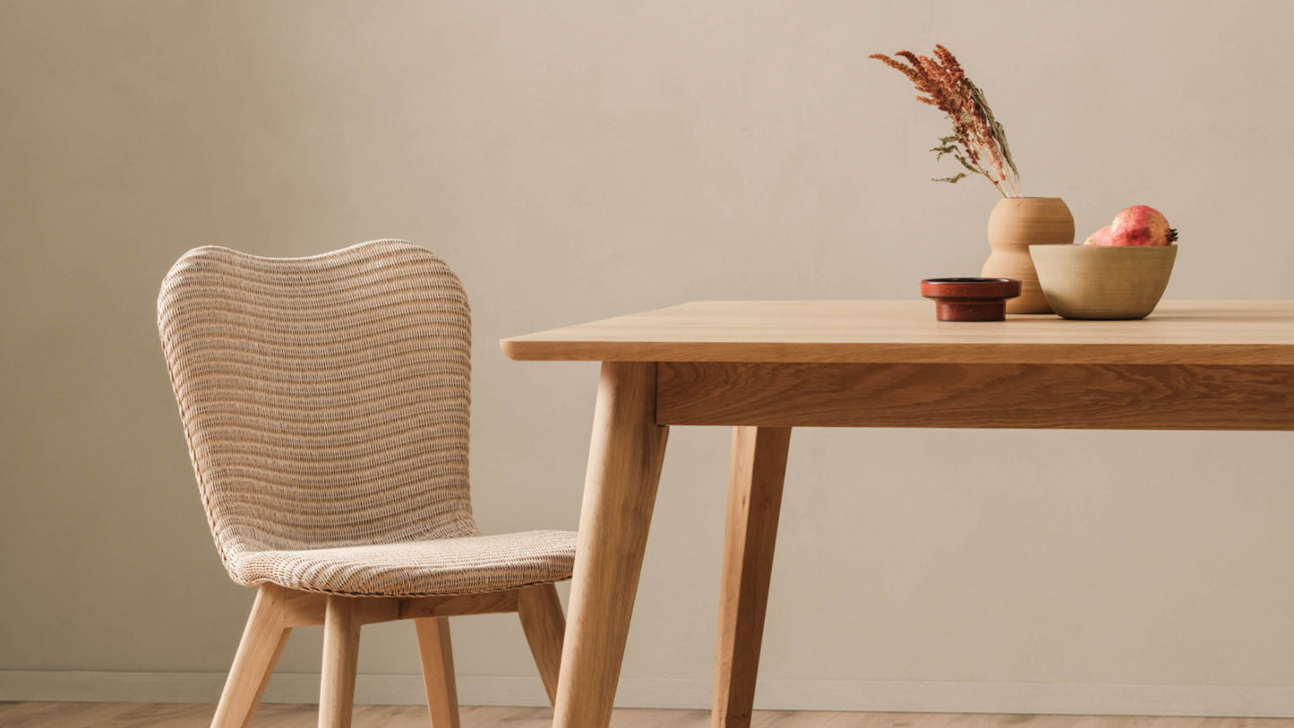 Vincent Sheppard Lily dining chair oak base