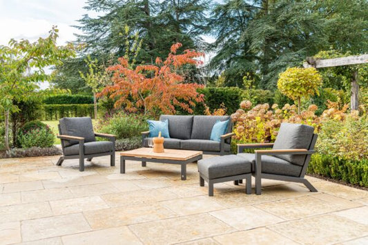 4 Seasons Outdoor Capitol Latte Lounge Set With Footstool