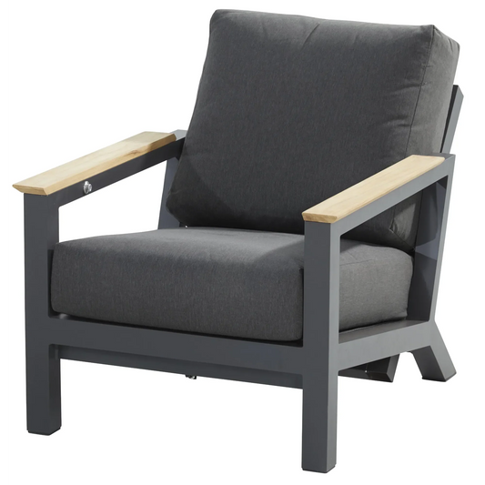 4 Seasons Outdoor Capitol Recliner With 2 Cushions