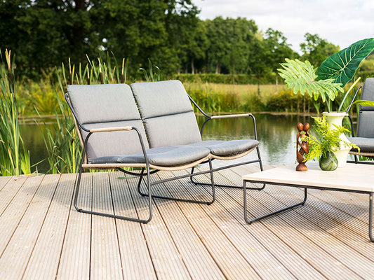 4 Seasons Outdoor Scandic Lounge Set With Axel Coffee Tables